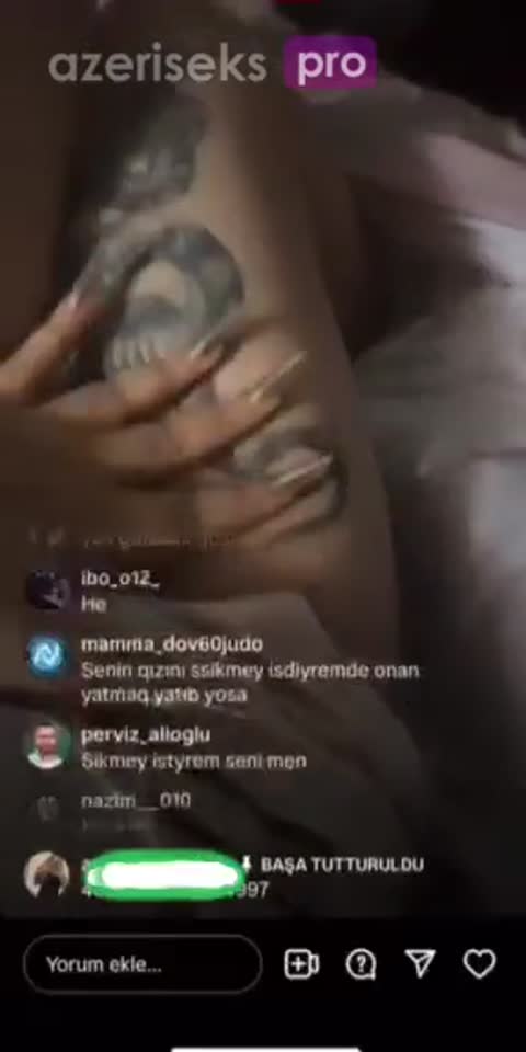 43 yaşlı qəhbə instagramda hoqqa verir