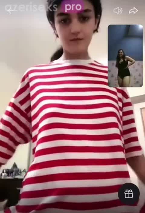 18 yasli qiz canli sou