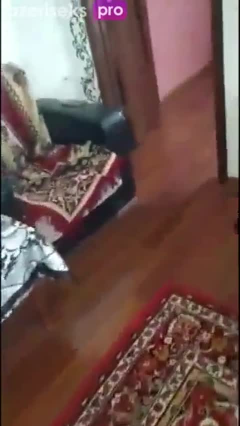 Azəri xalaşka amcığını yaladır
